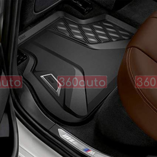 Задние коврики в салон BMW X7 (G07) 2018- 2шт (бмв х7) 51472458555