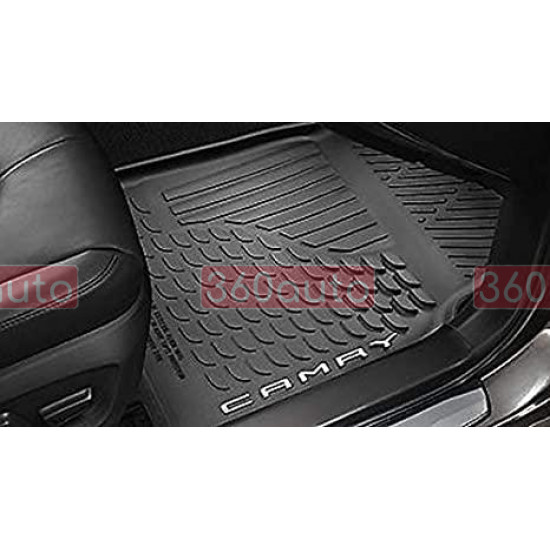 Коврики для Toyota Camry XV70 2018- Black Logo PT9080318120