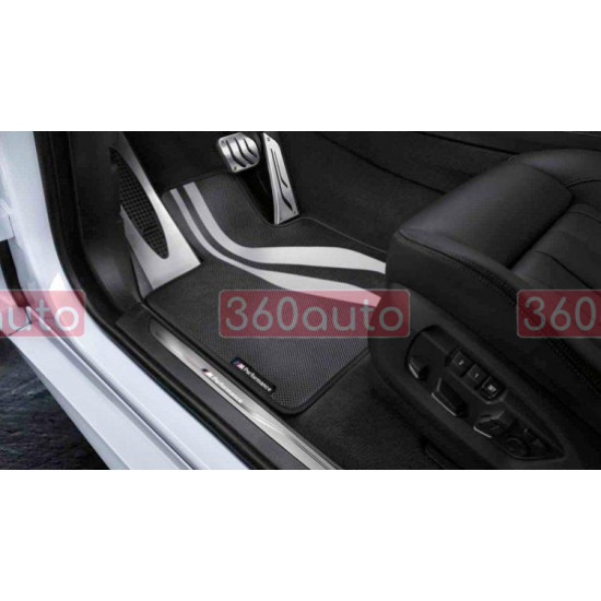 Оригинальные коврики в салон BMW X5/X6 (F15) 2014- передние M-Performance () 51472353381