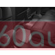 3D коврики для Ford Explorer 2011-2019 черные задние Bucket Seating с консолью WeatherTech HP 443594IM