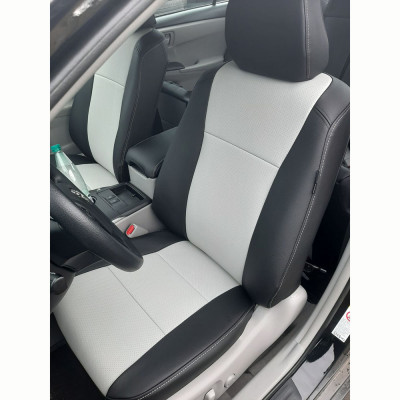 Оригінальні чохли з екошкіри на сидіння Mazda CX-30 2019- Пошиття під Замовлення