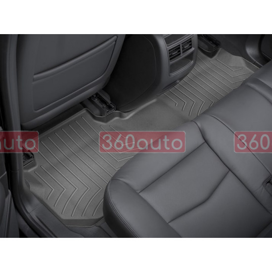 3D килимки для Cadillac XT5 2017- чорні задні WeatherTech 449552