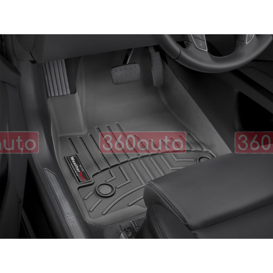 3D коврики для Cadillac XT5 2017- черные передние WeatherTech 449551
