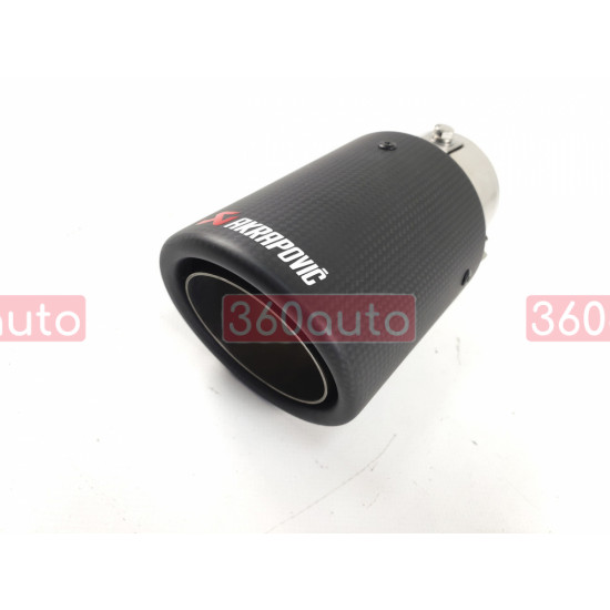 Насадка на глушник Akrapovic 63mm матовий карбон