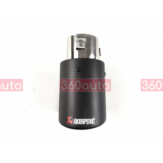 Насадка на глушник Akrapovic 63mm матовий карбон