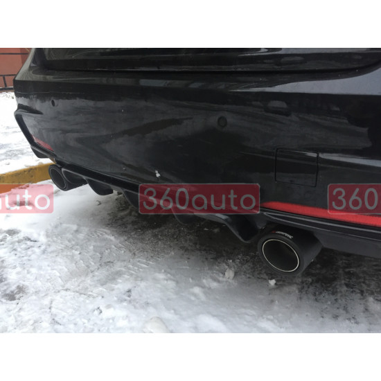 Насадка на глушник Akrapovic 63-101mm матовий карбон