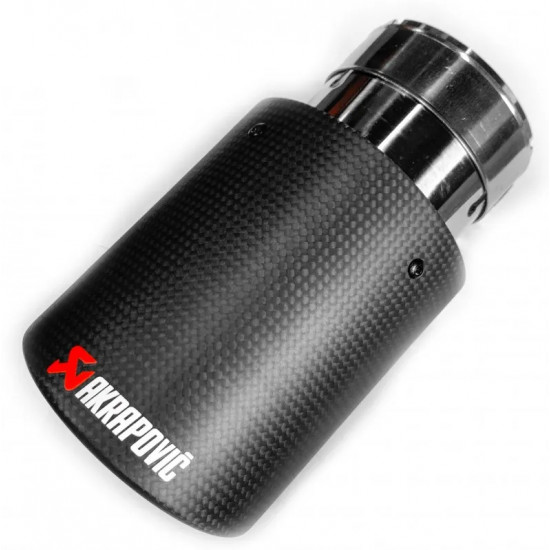 Насадка на глушник Akrapovic 63-101mm матовий карбон