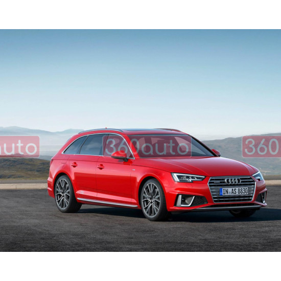 Решетки переднего бампера на Audi A4 B9 2015-2019 S-Line Competition Black