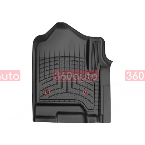 3D коврики для Dodge Durango 2015- черные 3 ряд Bench seating WeatherTech HP 443243IM