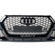 Передній бампер на Audi Q5 2016-2020 стиль RS під туманки