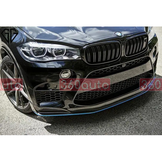 Решітка радіатора на BMW X5 F15, X6 F16 2013-2018 чорний глянець подвійний M-Look + Night Vision