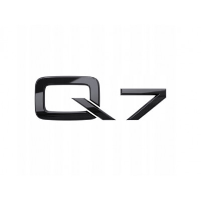 Автологотип шильдик эмблема надпись Audi Q7 Черный