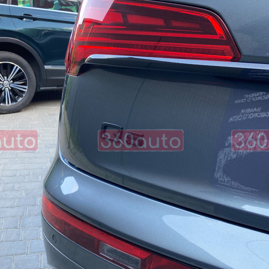 Автологотип емблема напис Audi Q5 чорний Emblems325318