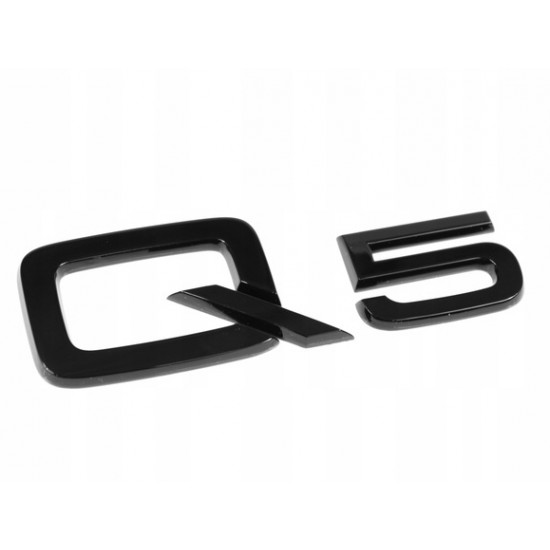 Автологотип шильдик эмблема надпись Audi Q5 Черный Emblems 325318
