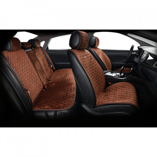 Автонакидки коричневые, комплект Elegant Milano Maxi EL 700 305