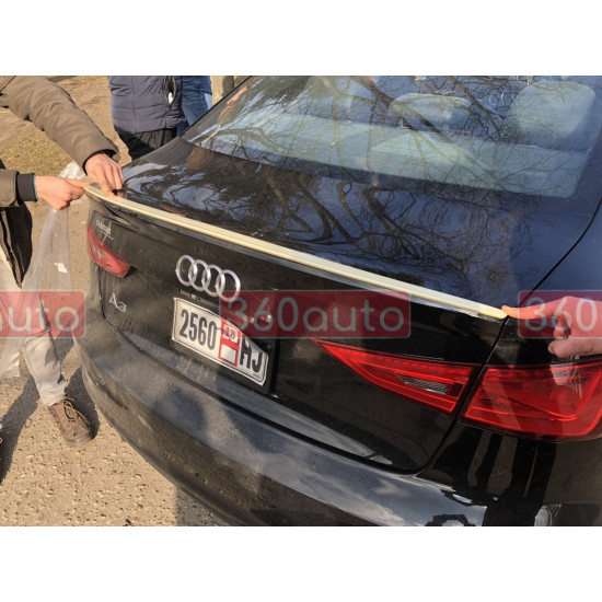 Спойлер на Audi A3 2013-2019 ABS пластик під фарбування