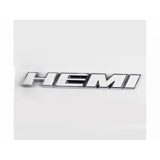 Автологотип шильдик эмблема Chrysler, Jeep, Dodge, RAM Hemi white Emblems 327022
