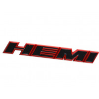 Автологотип шильдик эмблема Chrysler, Jeep, Dodge, RAM Hemi black red