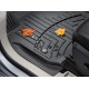 3D коврики для Audi A3, Skoda Octavia A7, Superb, Volkswagen Golf VII, Passat B8 2012- черные передние WeatherTech HP 444961IM