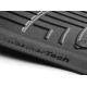 3D килимки для Porsche Cayenne, Volkswagen Touareg 2018- чорні передні WeatherTech HP 4414881IM