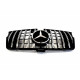 Решітка радіатора на Mercedes GL-class X164 Grand Edition 2009-2012 GT Panamericana чорна з хромом MB-X164633