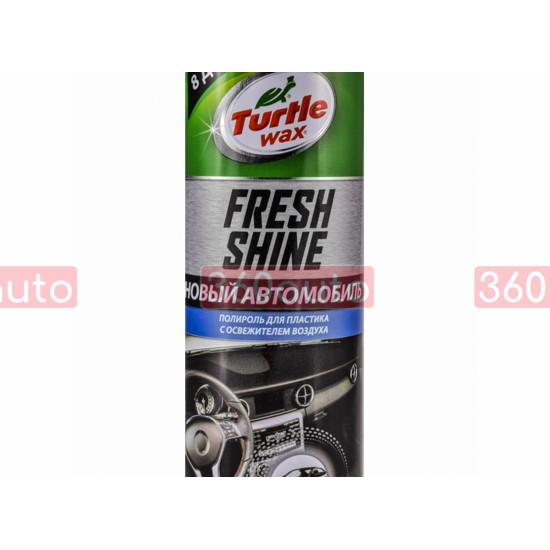 Поліроль для панелі приборів Turtle Wax Fresh Shine Новий автомобіль 500мл