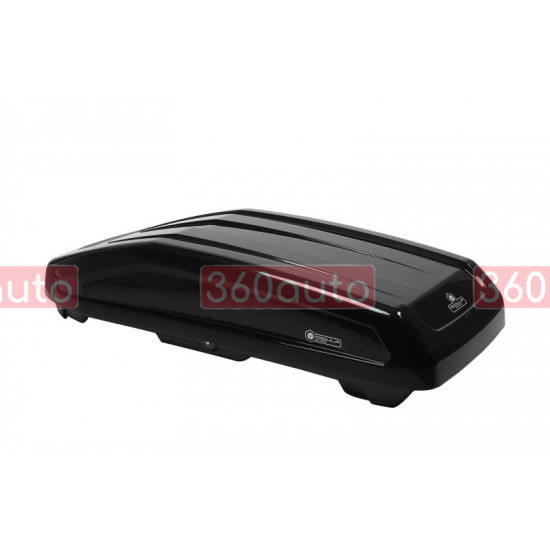 Грузовой бокс на крышу автомобиля Modula Evo 550 Gloss Black (Автобокс MOCS0163 черный)