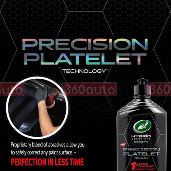Многокомпонентный финишный полироль Turtle Wax Hybrid Solutions Pro 1 & Done Compound 473 мл