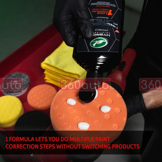 Многокомпонентный финишный полироль Turtle Wax Hybrid Solutions Pro 1 & Done Compound 473 мл