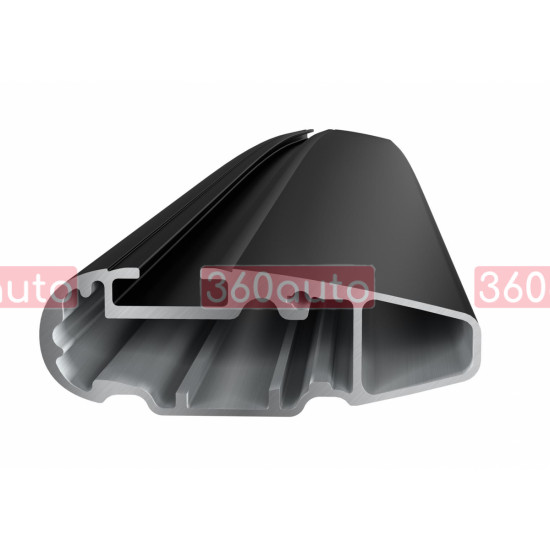 Багажник на інтегровані рейлінги Thule Wingbar Edge Black для Audi A4/S4/RS4 (mkIV-mkV)(B8; B9)Combi 2008→ (TH 9592B-4007)