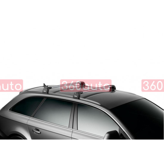 Багажник на интегрированные рейлинги Thule Wingbar Edge для Jaguar XF (X250)Combi 2012-2016 (TH 9593-4034)