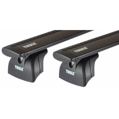 Багажник на интегрированные рейлинги Thule Wingbar Black для Lincoln MKC 2014-2019 (TH 962B-753-4024)