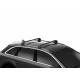 Багажник на інтегровані рейлінги Thule Edge Wingbar Black для BMW X1/X3/X4/X6/X7 (F16; F25; F26; F48; G01; G07) 2010→ (TH 7214B-7214B-7206-6007)