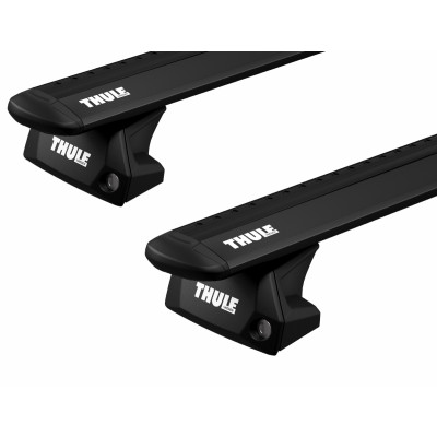 Багажник на інтегровані рейлінги Thule Wingbar Evo Black для Ford Mondeo (універсал) 2014→ (TH 7112B-7106-6018)