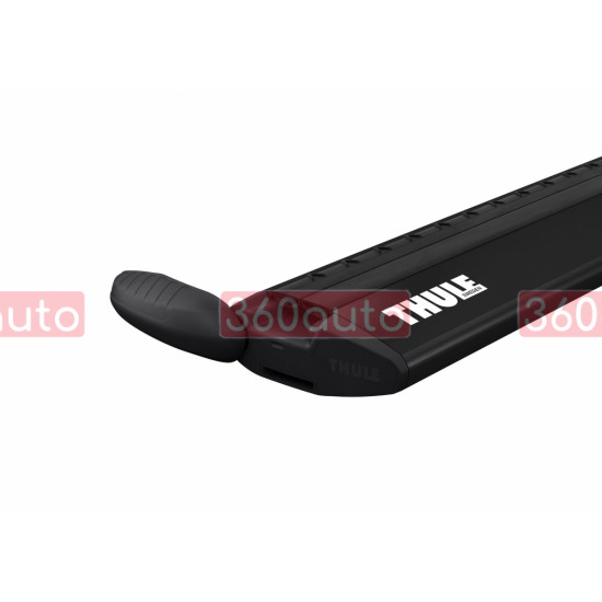 Багажник на интегрированные рейлинги Thule Wingbar Evo Black для Audi Q7 2006-2015 (TH 7112B-7106-6025)