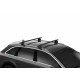 Багажник на интегрированные рейлинги Thule Wingbar Evo Black для Audi Q7 2006-2015 (TH 7112B-7106-6025)