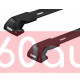 Багажник на интегрированные рейлинги Thule Edge Wingbar Black для Genesis GV80 2020→ (TH 7215B-7214B-7206-6077)