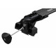 Багажник на інтегровані рейлінги Thule Edge Wingbar Black для Skoda Octavia Combi 2020→ (TH 7213B-7213B-7206-6096)