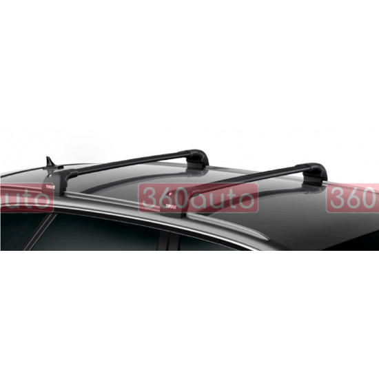Багажник в штатные места в рейлинге Thule Wingbar Edge Black для Audi Q7/SQ7 2015→ (TH 9596B-3145)