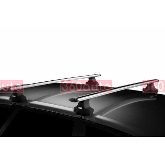 Багажник на гладкую крышу Thule Wingbar Evo Rapid для Audi A6/S6/RS6 (C6)Sedan 2004-2011 (TH 7113-754-1591)