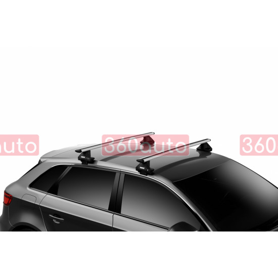 Багажник на гладкую крышу Thule Wingbar Evo для Peugeot 308 (хетчбэк и универсал) 2013-2021 (TH 7113-7105-5018)