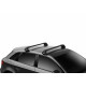 Багажник на гладкую крышу Thule Edge Wingbar Black для Porsche Panamera Liftback 2017→ (TH 7215B-7214B-7205-5049)