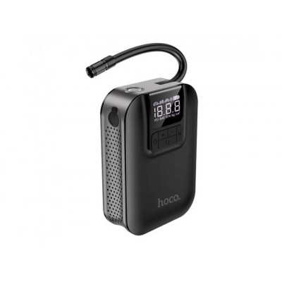 Авто Насос HOCO S53 Breeze portable Smart Air Pump Black