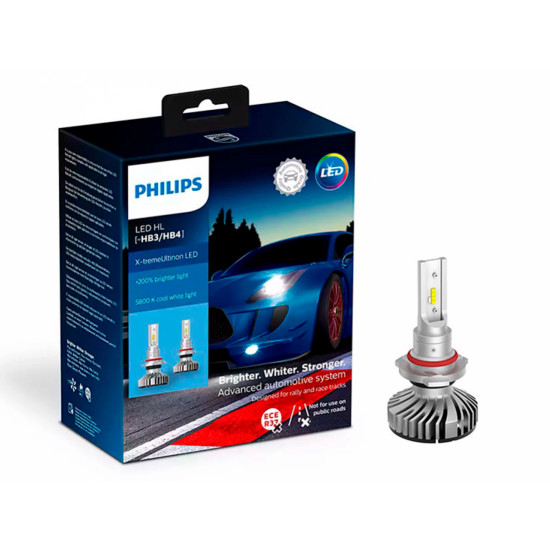 Светодиодная лампа Philips HB3/HB4 X-treme Ultinon Led+200% (11005XUWX2)