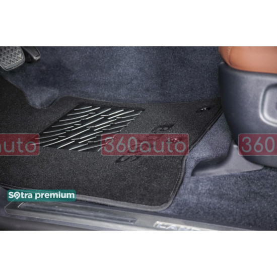 Текстильные коврики для Honda Civic Hatchbach бензин 2011-2017 ST 05478 Sotra Premium 10мм - Пошив под Заказ
