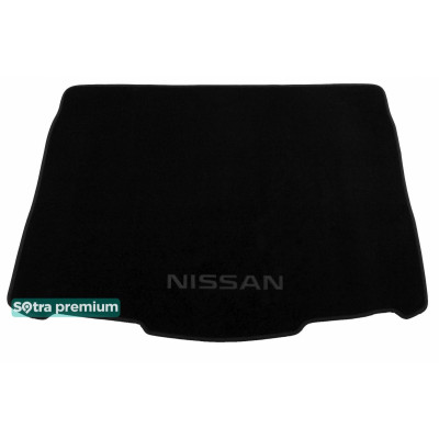 Текстильний килимок у багажник для Nissan Qashqai нижня полка 2013-2021 ST 08715 Sotra Premium 10мм - Пошиття під Замовлення