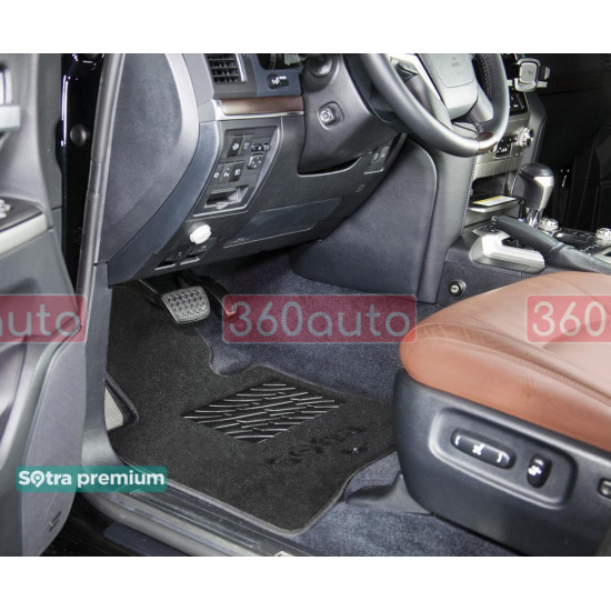 Текстильные коврики для Mercedes S-class W222 2013-2020 ST 08097 Sotra Premium 10мм - Пошив под Заказ