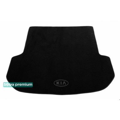 Текстильний килимок у багажник для Kia Sorento 5 місць 2015-2020 ST 08539 Sotra Premium 10мм - Пошиття під Замовлення