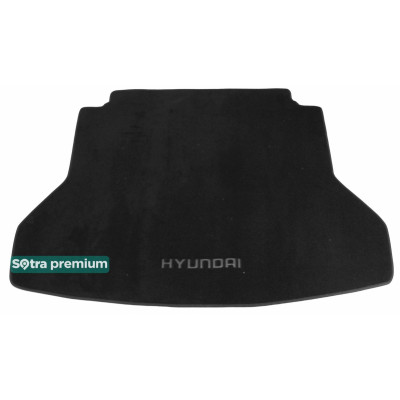 Текстильный коврик в багажник для Hyundai Elantra 2015-2020 EU ST 08632 Sotra Premium 10мм - Пошив под Заказ