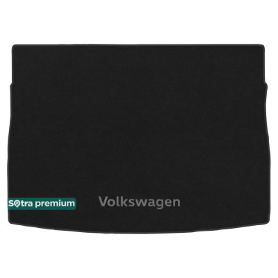 Текстильний килимок у багажник для Volkswagen Golf Sportsvan 2014-2020 ST 90024 Sotra Premium 10мм - Пошиття під Замовлення